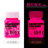 AOOKMIYA 58g/bottle Luminous Acrylic Paint Luminous Waterproof Handmade DIY Bottles Clothes Shoes Fabric Paint Painting Supplies