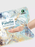Art Painting Color Mixing Paper Watercolor Paint Palette Painting Art Supplies No Dirty Hands Color Mixing Art Paper