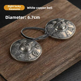 Nepal Handmade Copper Touch Bell Yoga Meditation Chime Touch Bells Copper Ring Sound Therapy Musical Percussion Instrument