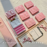 Empty Italian FOME heavy enamel paint box 12/24grids mini watercolor gouache artist  palette painting tools art supplies