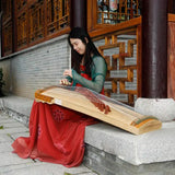 AOOKMIYA 100CM Portable Guzheng 21 Strings Handmade Professional Small Zither Beginners Playing Guzheng Guqin Musical Instruments Gifts AOOKMIYA.COM