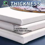 AOOKMIYA 4/6/8pcs Marie's Canvas for Painting  Bulk 20x25cm/8x10in,Blank Rectangular Framed Boards,for Acrylic,Oil,Gouache,Artists,Adults