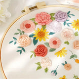 AOOKMIYA Flower Starter Kit DIY Cross For Beginner Plant Sewing Art Craft Painting Home Decor Embroidery Set Handmade Gifts