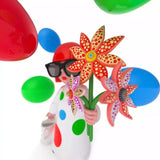 Yayoi Kusama Polka Dot Pumpkin Trendy Toy Figure, Trendy Art Decorative Desktop Doll Ornament, Creative Birthday Gift