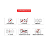 AOOKMIYA Meian Photo Custom Cross Stitch Embroidery Kits 11CT Cotton Thread Painting DIY Needlework DMC Set Counted Printed on Canvas