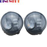 Automobile parts 2pcs Fog Lights Headlight For Nissan Qashqai J11 J11_ Closed Off-Road Vehicle 2013- Clear Lens Front Bumper Car LED Fog Lamp