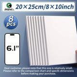 AOOKMIYA 4/6/8pcs Marie's Canvas for Painting  Bulk 20x25cm/8x10in,Blank Rectangular Framed Boards,for Acrylic,Oil,Gouache,Artists,Adults