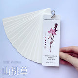 AOOKMIYA POTENTATE Card Watercolor Paper 300g Cotton Pulp Fine Lines Portable Ticket Stub Bookmark Painting Paper Travel Art Supplies