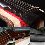 NAOMI MUSIC Professional Guqin Instrument Chinese 7 String Zither Lian Zhu Type Qin
