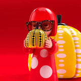 Yayoi Kusama Polka Dot Pumpkin Trendy Toy Figure, Trendy Art Decorative Desktop Doll Ornament, Creative Birthday Gift