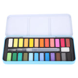 AOOKMIYA 1 set Solid Watercolor Paints Multi Function Metal Plastic Gouache Set Travel Sketching Kit Portable Supply Vivid Pigments AOOKMIYA.COM