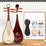 AOOKMIYA Professional Pipa Chinese Ethnic Music Instrument Aldult Lute Traditional Oriental Stringed Musical Instruments with Accessories AOOKMIYA.COM