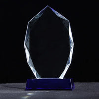 AOOKMIYA Customized Transparent Crystal Trophy, Five-Star, Creative Awards Ceremony, Competition Event, Craft Gift, Home Decorations, 1Pc