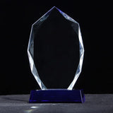 AOOKMIYA Customized Transparent Crystal Trophy, Five-Star, Creative Awards Ceremony, Competition Event, Craft Gift, Home Decorations, 1Pc