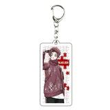 AOOKMIYA ART+ Creative Gifts Blue Lock Isagi Yoichi Acrylic Anime Keychain Bag Charms Pendant Jewelry Cute Creative Key Ring Friends Gift Figure Cartoon