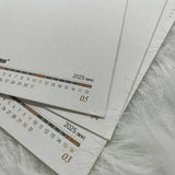 AOOKMIYA POTENTATE 2025 Blank Desk Calendar Watercolor Paper 300g Cotton Pulp Fine Texture DIY Hand-painted Illustration Art Supplies