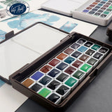 AOOKMIYA White Night Precipitation Color 32 Color Watercolor Paint Packing 0.5/1ML Master Level Layered New Color Artist Art Supplies