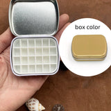 Empty Mini Watercolor Box 12/24grid  Portable Watercolor Palette Travel Painting Sketch Moisturizing Box Paint Box Art Supplies