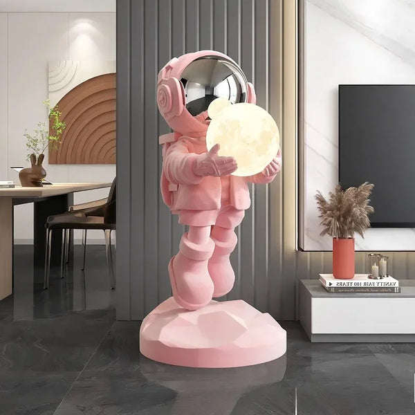 AOOKMIYA ART+ Creative Gifts Resin Modern Simple Large Living Room Sculptures Astronaut Moulding Creative Sculptures Decoration Crafts Room Decorations