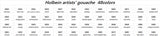 AOOKMIYA HOLBEIN ARTISTS GOUACHE 48 colors opaque Acuarela split 0.5 / 1 four seasons spring, summer, autumn and winter split watercolor  AOOKMIYA.COM