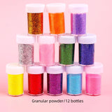 Dazzling Gold Powder Handmade Materials for Students Children's DIY Painting  Sparkling Pink Sparkling Pink Sequins