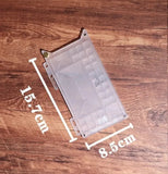 AOOKMIYA Portable Watercolor Palette Empty Acrylic Loose-leaf Paint Box with Cover Artist Accessories Travel Painting Art Supplies