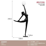 Hotel Lobby Large Figure Floor Ornaments Sales Office Model Room Window Abstract Art Soft Decoration Sculpture