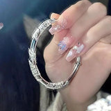 AOOKMIY 1Pcs Minimalist And Atmospheric Oil Dripping Rose Heart Bead Bracelet Fashionable Oil Painting Swan Lantern Bead BraceletsAOOKMIYA.COM