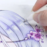 Croma Watercolor Comic Highlight Pen 1mm Stroke Hook Line Pen Hand-painted Art White High Light White Neutral Pen Art Supplies