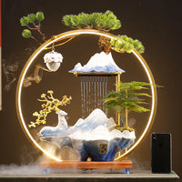 AOOKMIYA ART+ Creative Gifts Chinese water charm decoration creative circulating water home decoration desktop housewarming opening gift box
