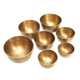 7pcs Tibetan Singing Bowl Set Nepal Handmade Brass Sound Bowls Buddhist Tibetan Bowl Yoga Meditation Decorative Accessories