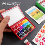 AOOKMIYA Mairtini Bouguereau 24-color Watercolor Paint Packaging 0.5/1ML Artist-grade Transparent Watercolor Portable Art Supplies