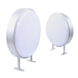AOOKMIYA 50cm Waterproof LED Double Sided Round Advertising Lightbox 110V/220V Outdoor Advertising Neon Sign Light Box