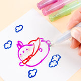3D Three-dimensional Jelly Pen Color Gel Pen Student Cute Diy Multi-color Painting Pen Graffiti Ceramic Metal Glass Nail Pen