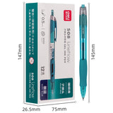 Deli 4/8pcs 0.5mm Black Red Blue Dark Blue Ink Gel Pen Office Supplies Signing Pen School Student Supplies Stationery Gift