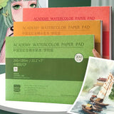 AOOKMIYA Watercolor Paper 20 Sheets, 94 lb/ 200 gsm 10.2x7 inch Hand Painted Paper pad Book for Adults,Students -Watercolors,Mixed Media