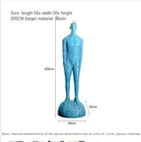 Hotel Lobby Large Figure Floor Ornaments Sales Office Model Room Window Abstract Art Soft Decoration Sculpture