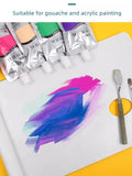 Art Painting Color Mixing Paper Watercolor Paint Palette Painting Art Supplies No Dirty Hands Color Mixing Art Paper