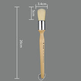 Thickened Oil Painting Brush Large Oil Brush with Pig Bristle Acrylic Paintbrush  Oil Painting Brush Round Head Brush Brushes