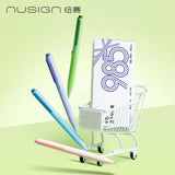 Deli 6pcs 0.5mm Black Ink Quick-drying Gel Pen School Student Supplies Office Pen Office Supplies Signing Pen Stationery Gift