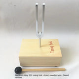 512Hz Tuning Forks Set Healing Chakra Tuning Forks Cameroon Medical Fingerboard Fingerboard with Resonance Box