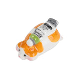 AOOKMIYA Schmincke Ceramic Pen Holder Cute Hamster Shape Brush Holder Decoration Ornament Photo Props Art Student Painting Supplies