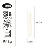 10ml/ Pearlescent Color Acrylic Pigment 3d Stereoscopic Painting Pen DIY Glass/ceramic Crafts Painting Border Waterproof Pigment