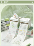 Office Transparent Sticky Notes Student Notebook Stickers Error Correction Stickers  Cute Sticky Notes  Tabs Sticky Notes
