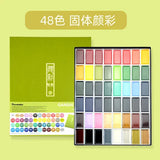 AOOKMIYA 2024 ZIG Kuretake Solid Watercolor Paint Set  Watercolors Field Sketch Set for Painting Supplies 12/18/24/36/48 Colors  AOOKMIYA.COM