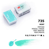 AOOKMIYA Full Pan White Nights Artists Solid Watercolor Paints 19 Colors Macaron/Candy Color for Painters Student Art Supplies