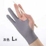 S/M/L Two-Finger Drawing Gloves Anti-touch Anti-fouling for Tablet Digital Board Touch Screen Oil Painting Art Supplies