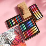 AOOKMIYA Marie's Soft Chalk Pastels,12/24/36/48 Colors,Drawing Stick for Artist,Professional,Pigment Painting Pen Tool,Powder Color Pens