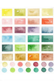 NEW 12/24 Colors Professional Kuretake Solid Watercolor Paint/ Pigment Set - Art Supplies for Painting/Drawing