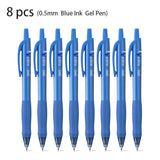 Deli 4/8pcs 0.5mm Black/Red/Blue Ink Gel Pen Signing Pen School Student Supplies Stationery Office Supplies Gift